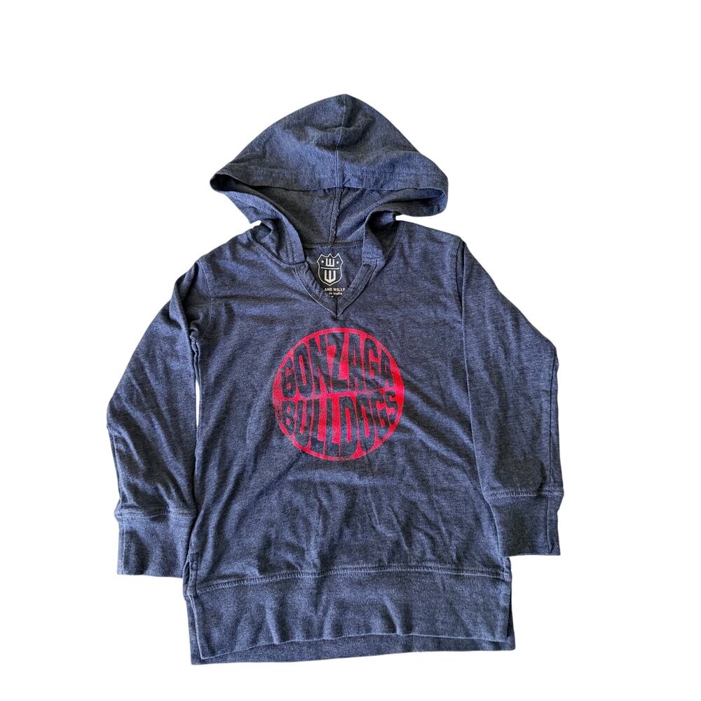 Wes & Willy Gonzaga Bulldogs Graphic Hooded Top 3T